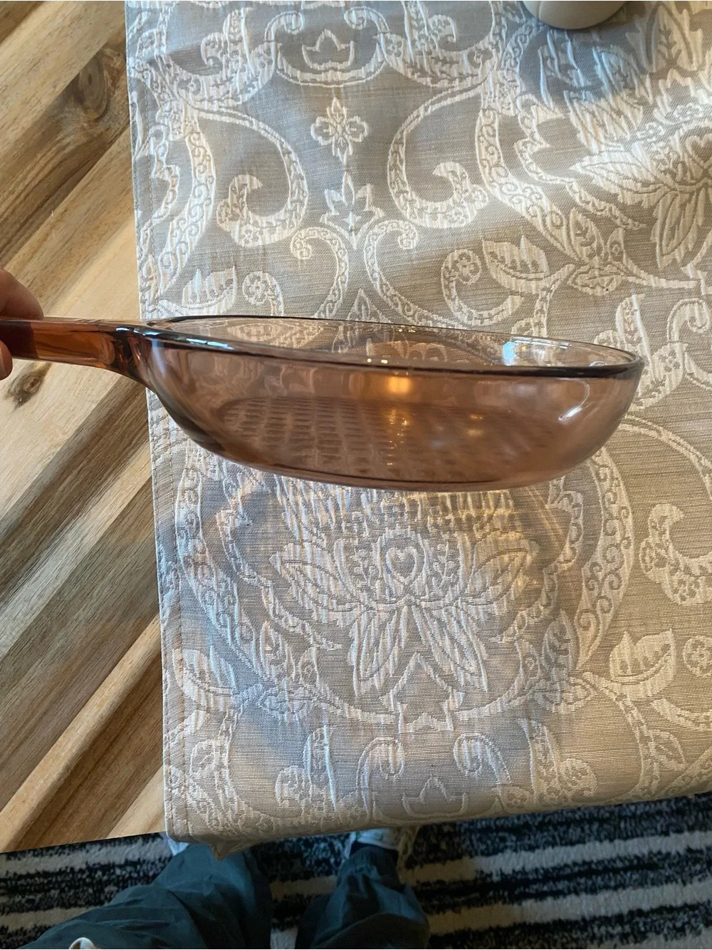 VTG Corning VISIONS AMBER Brown Glass 7